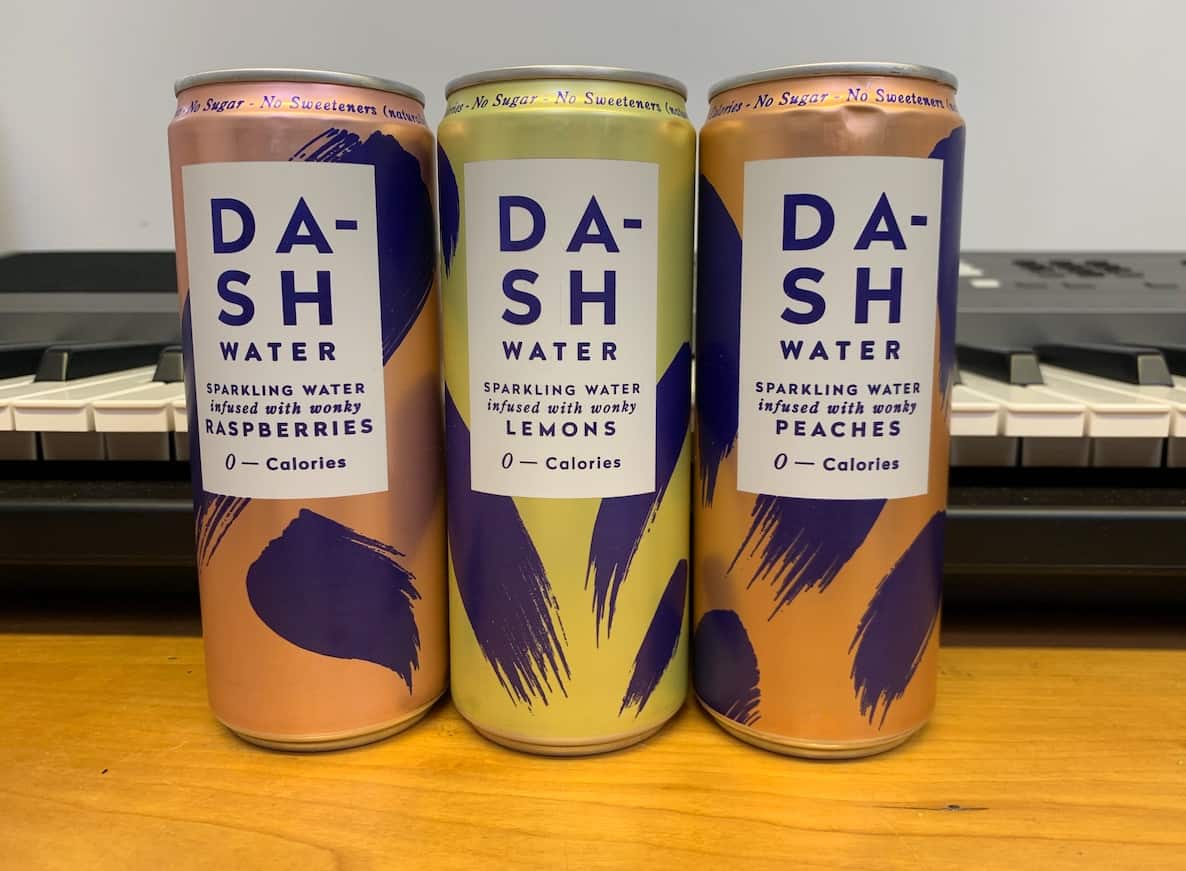 Dash Water Review Sparkling Water with "Wonky Fruit" Tiny Little Changes